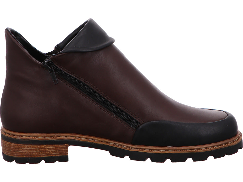 Rieker Damen Stiefel  in braun-bunt-kombiniert