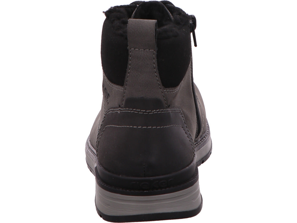 Rieker Herren Stiefel  in grau-bunt-kombiniert