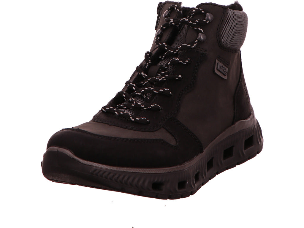 Rieker Damen Stiefel  in schwarz-bunt-kombiniert