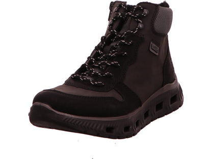 Rieker Damen Stiefel  in schwarz-bunt-kombiniert