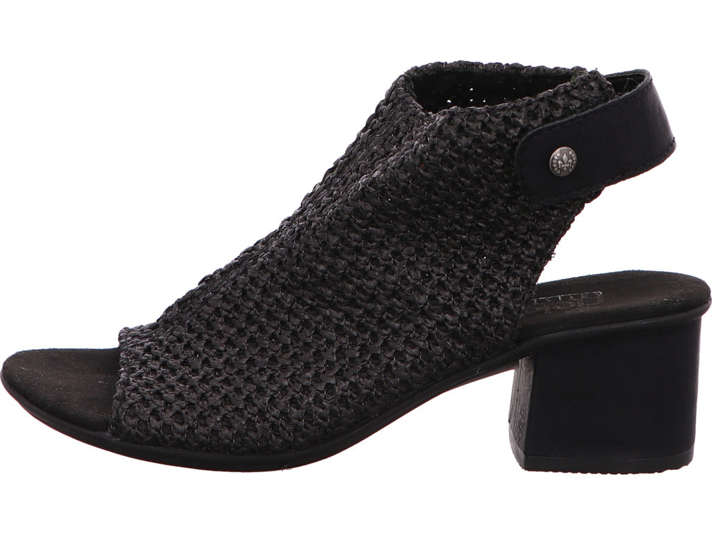 Rieker Damen Sandalette  in schwarz