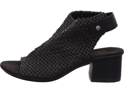 Rieker Damen Sandalette  in schwarz