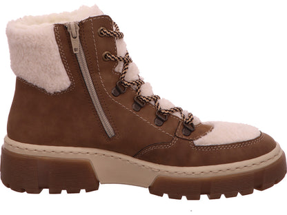 Rieker Damen Stiefel  in braun-bunt-kombiniert