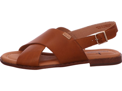 Pikolinos Damen Sandalette Algar in hellbraun
