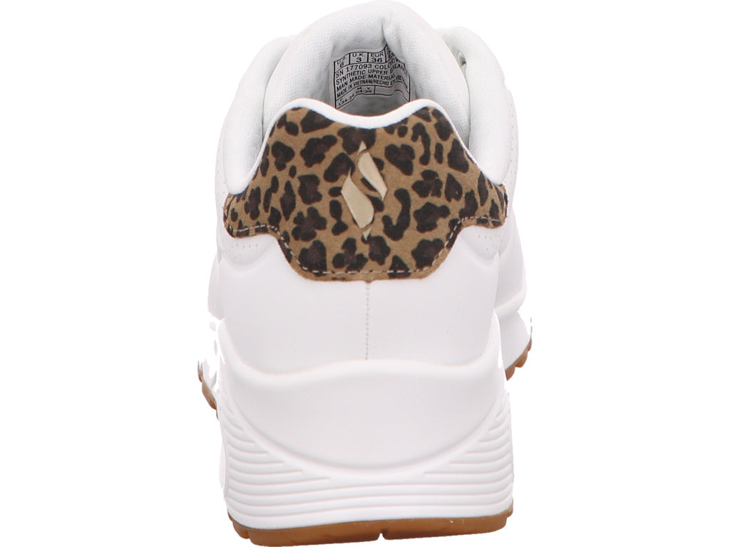 Skechers Damen Sneaker Uno Jungle Nite in weiß-bunt-kombiniert