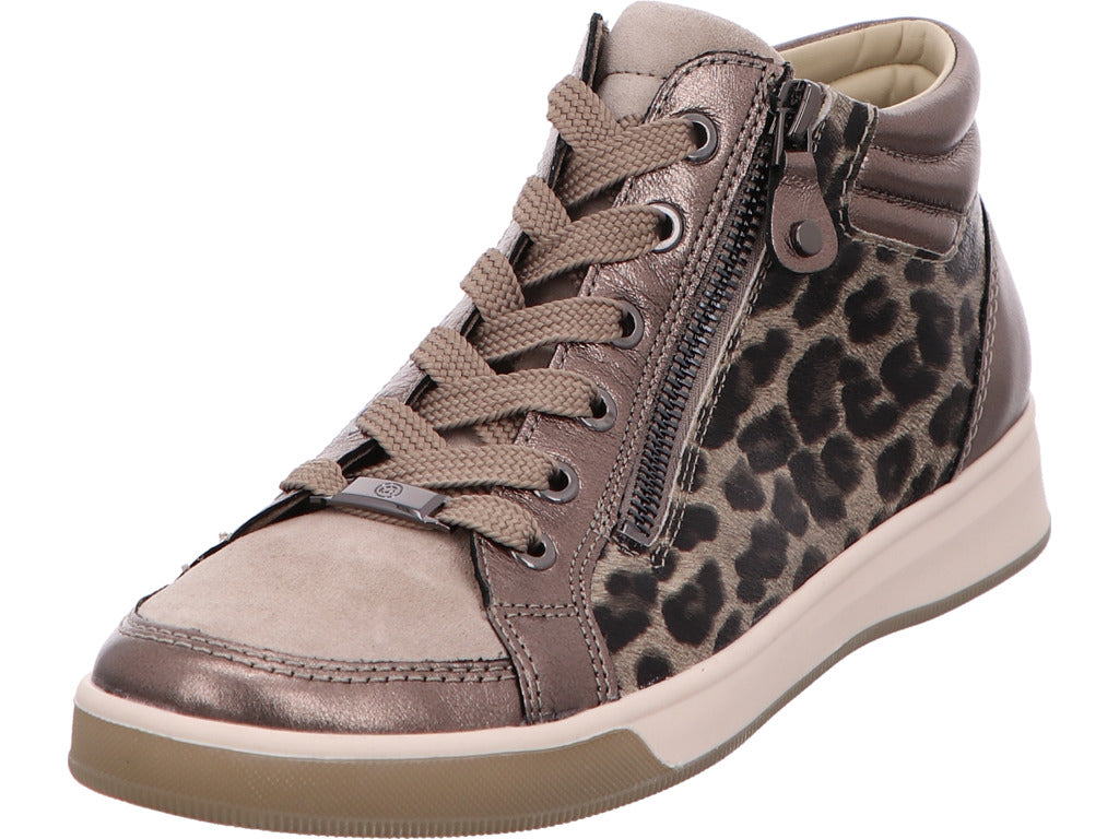 Ara Damen Stiefel Om-St-High-Soft in metallic