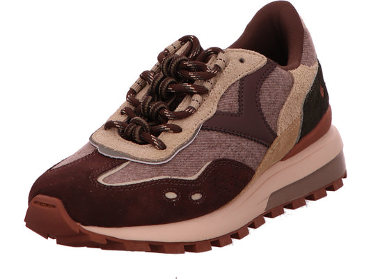 Victoria Damen Sneaker  in braun-bunt-kombiniert