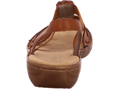 Rieker Damen Sandalette  in hellbraun