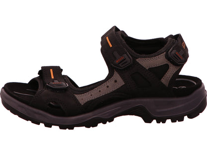 Ecco Herren Sandalette Offroad Yucatan in schwarz-bunt-kombiniert