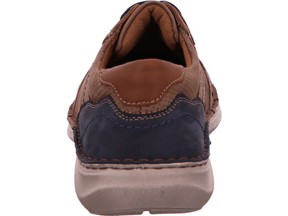 Josef Seibel Herren Halbschuh New Anvers 10 in braun-bunt-kombiniert