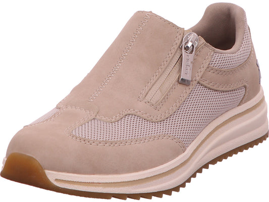 Rieker Damen Sneaker Evolution in beige-kombiniert