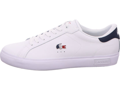 Lacoste Herren Sneaker Powercourt in weiß-bunt-kombiniert
