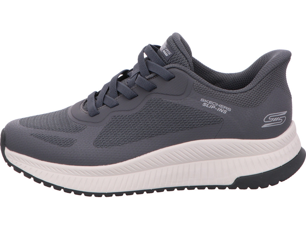 Skechers Herren Slipper Slip-Ins - Bobs Squad 4 in grau