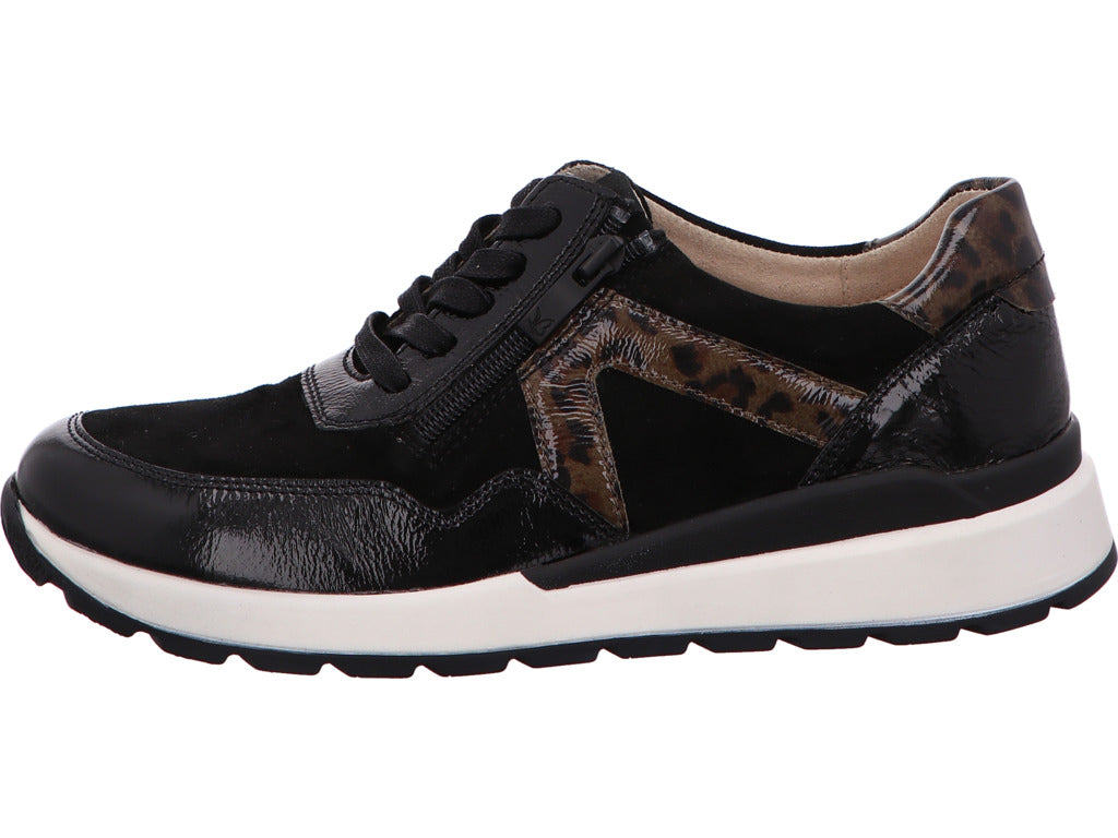 Caprice Damen Sneaker  in schwarz-bunt-kombiniert