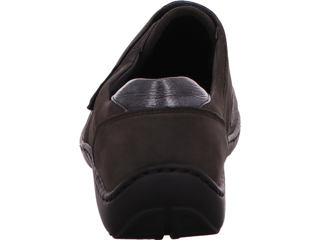 Waldläufer damesslippers Henni in grijs-gecombineerd