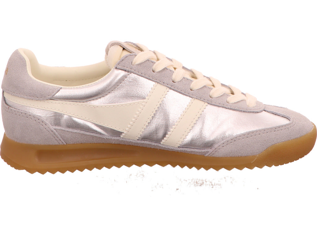 Gola Damen Sneaker Firefly Metallic in silber-bunt-kombiniert