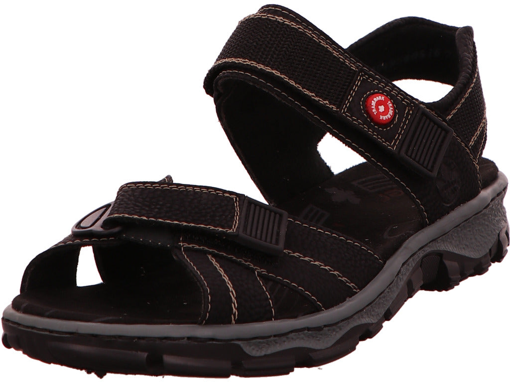 Rieker Damen Sandalette  in schwarz