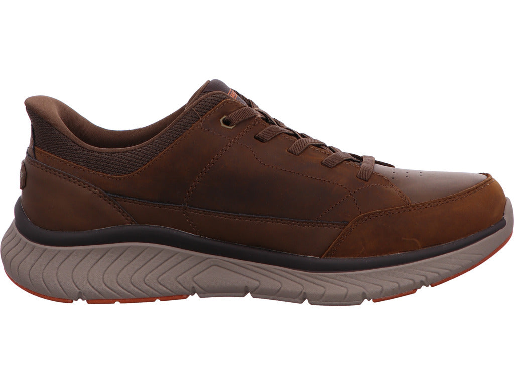 Skechers Herren Slipper Arch Fit Crosser-Felix in dunkelbraun