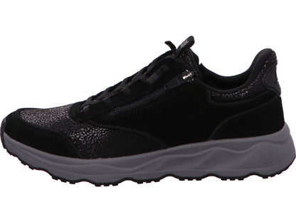 Waldläufer Damen Schnürschuh H-Tessi in schwarz