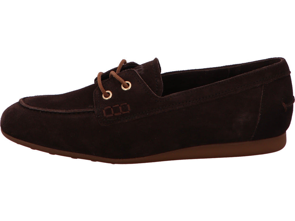 Paul Green Damen Schnürschuh  in dunkelbraun