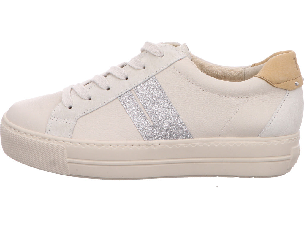 Paul Green Damen Sneaker  in weiß-bunt-kombiniert