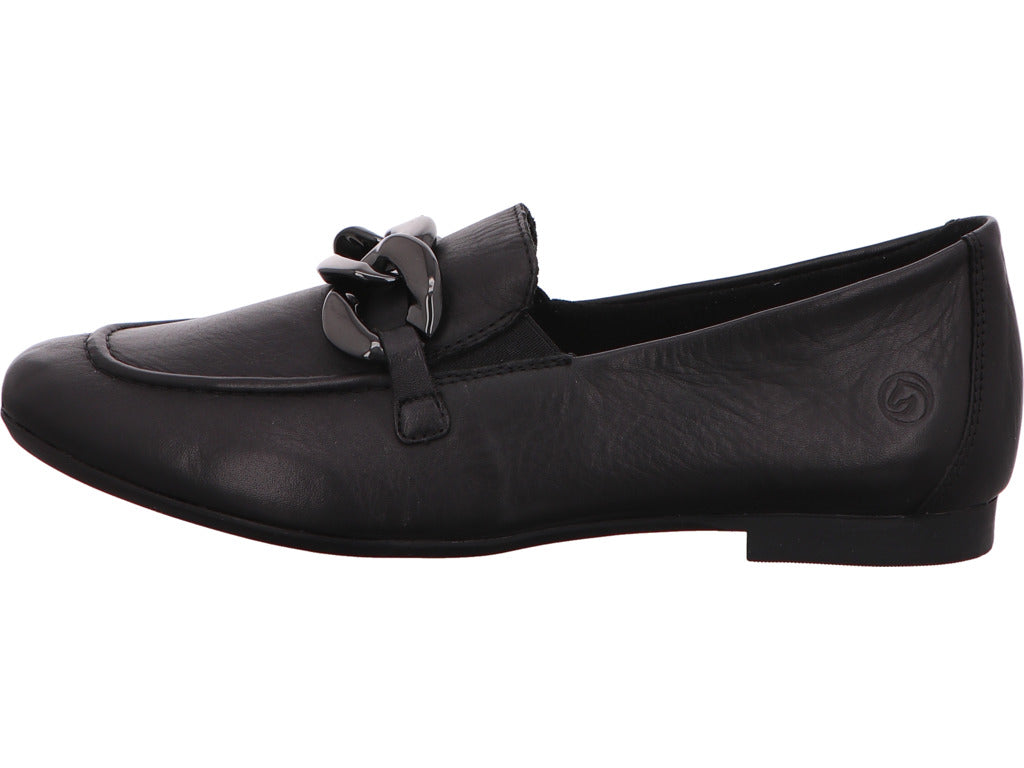 Remonte Damen Slipper  in schwarz