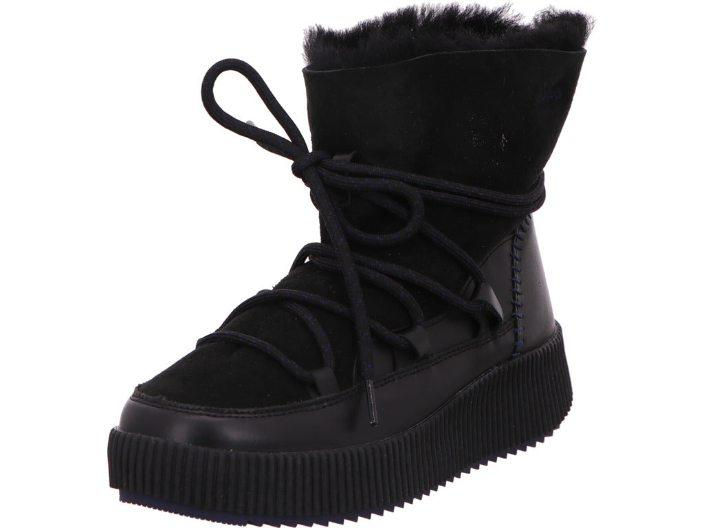 Palpa Damen Stiefel  in schwarz-bunt-kombiniert