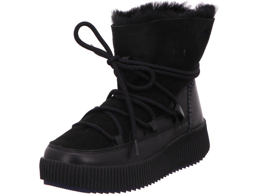 Palpa Damen Stiefel  in schwarz-bunt-kombiniert