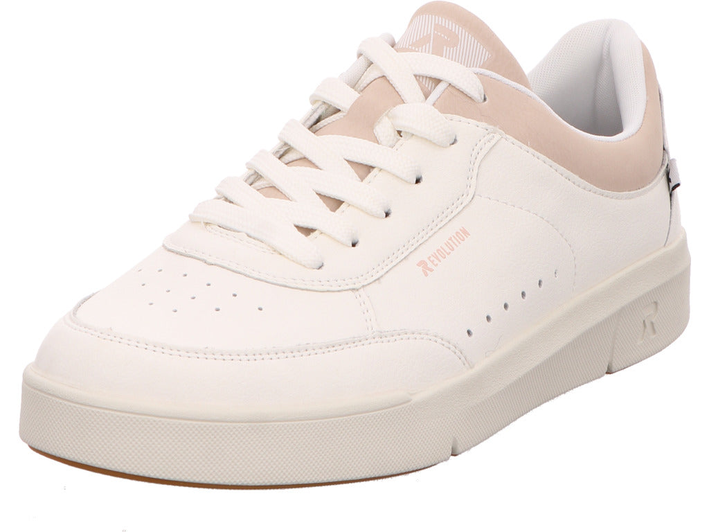 Rieker Damen Sneaker Revolution in weiß-bunt-kombiniert