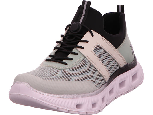 Rieker Damen Sneaker  in grün-bunt-kombiniert