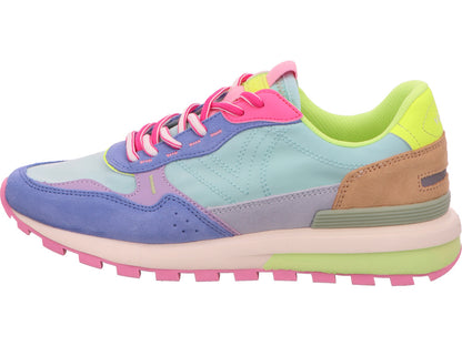 Victoria Damen Sneaker  in blau-bunt-kombiniert