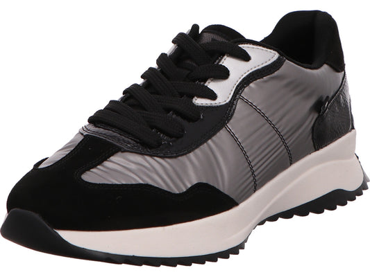 Rieker damessneakers in een combinatie van zwart en meerdere kleuren.