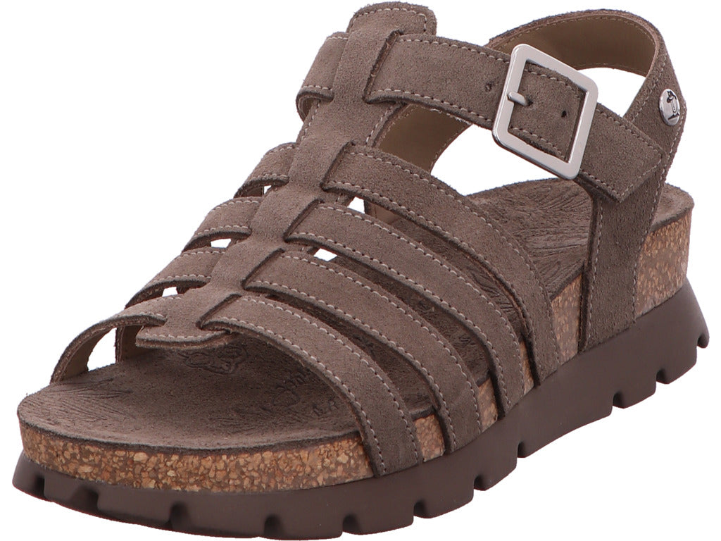 Panama Jack Damen Sandalette Sasha B6 in grau-bunt-kombiniert