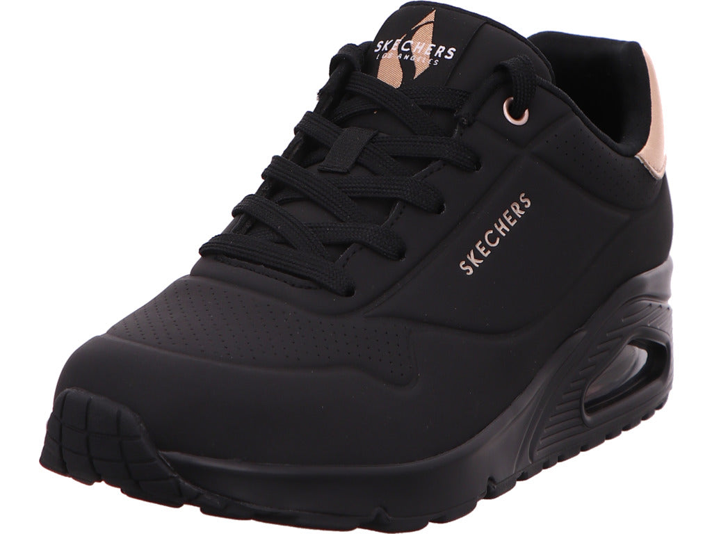 Skechers Damen Sneaker Uno-Golden Air in schwarz