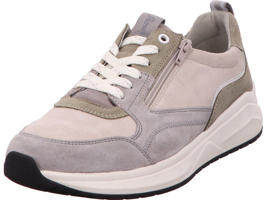 Sioux herensneakers Tasulio-700-J in een grijs-multicolor combinatie