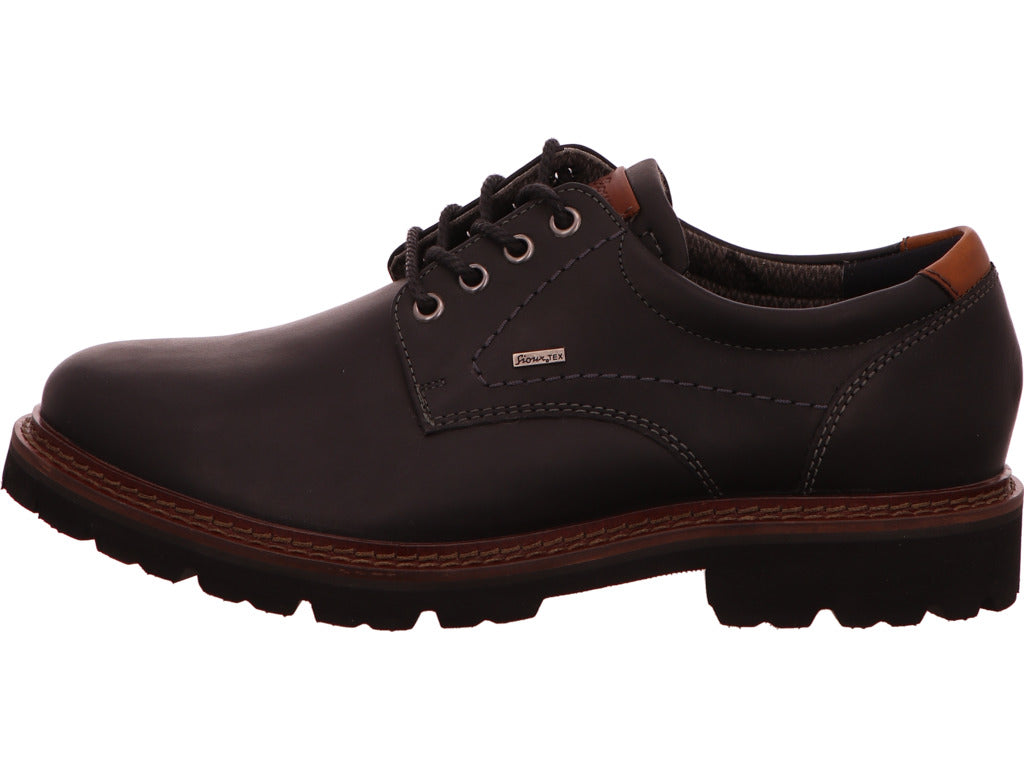 Sioux lage herenschoen in zwart