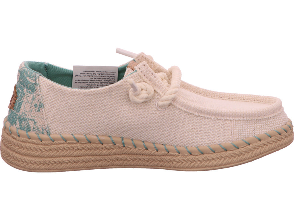 Hey Dude Damen Slipper Wendy Espadrille in beige-bunt-kombiniert