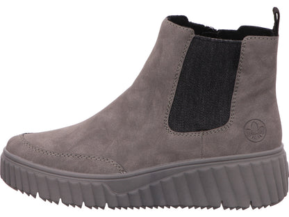 Rieker Damen Stiefel  in grau-kombiniert