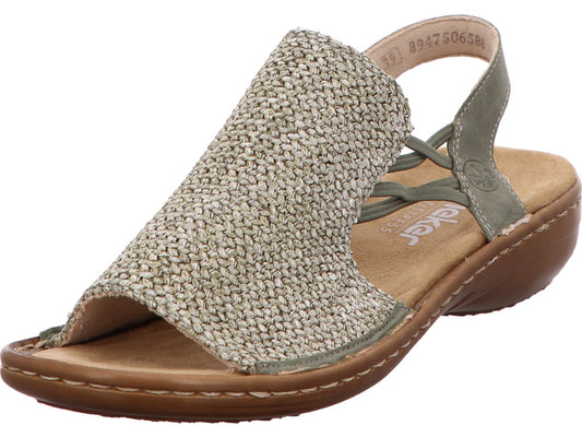 Rieker Damen Sandalette  in grün