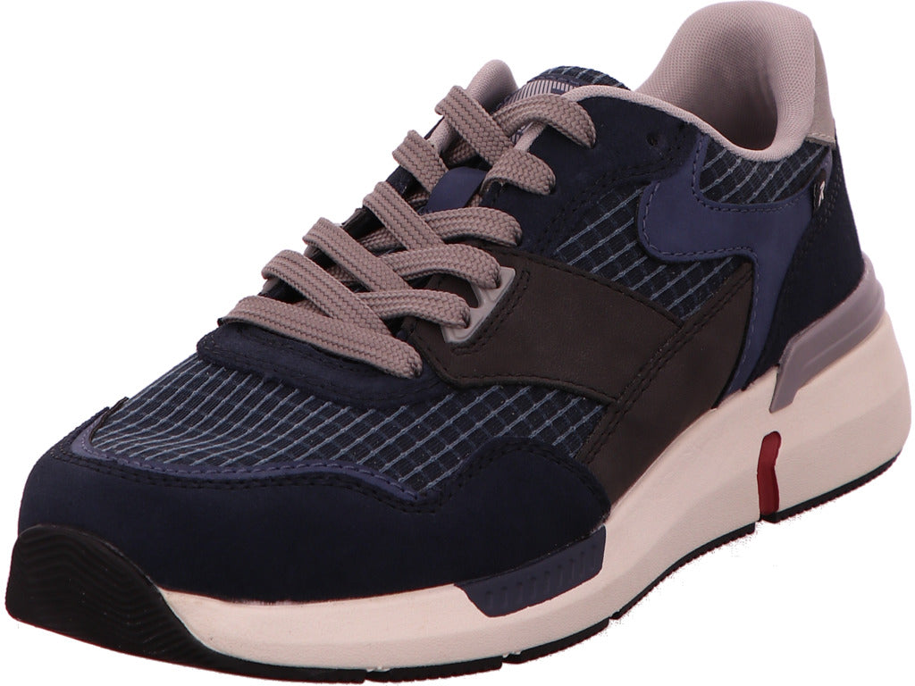 Rieker Herren Sneaker  in blau-bunt-kombiniert