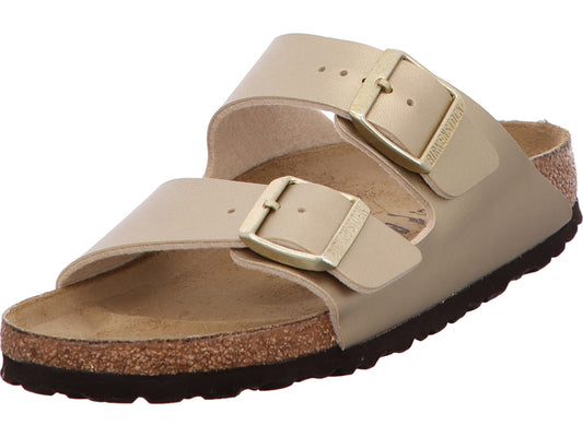 Birkenstock Damen Pantolette Arizona in gold