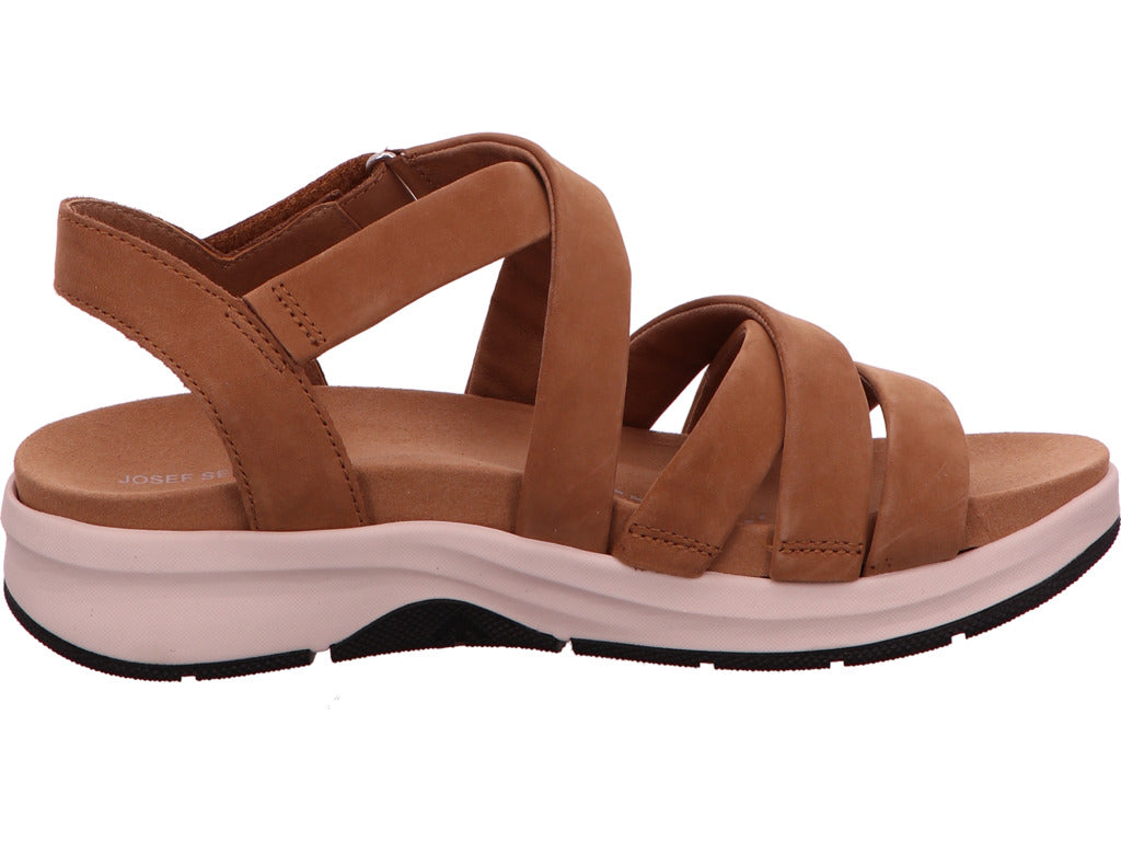 Josef Seibel Damen Sandalette Estelle 07 in hellbraun