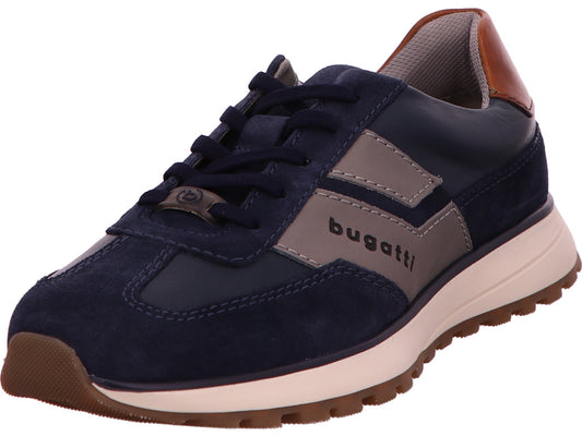 Bugatti Herren Sneaker  in blau-bunt-kombiniert