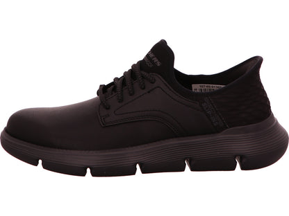 Skechers Delson 3.0 herensneakers in zwart