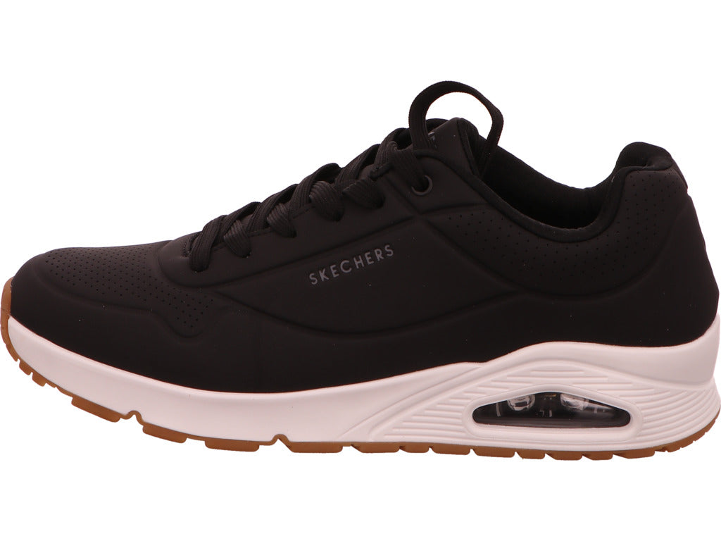 Skechers Herren Sneaker Uno - Stand On Air in schwarz