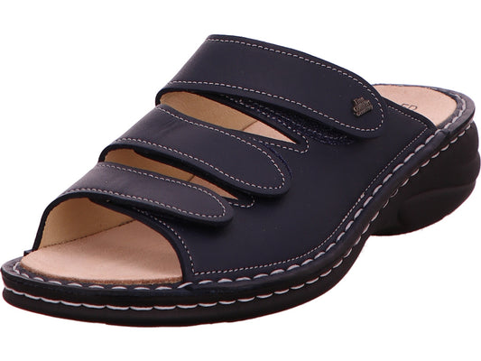 Finn Comfort Damen Pantolette Hellas in dunkelblau