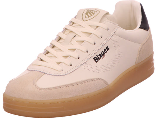 Blauer Shoes herensneaker Grant 03 in beige-multicolor combinatie