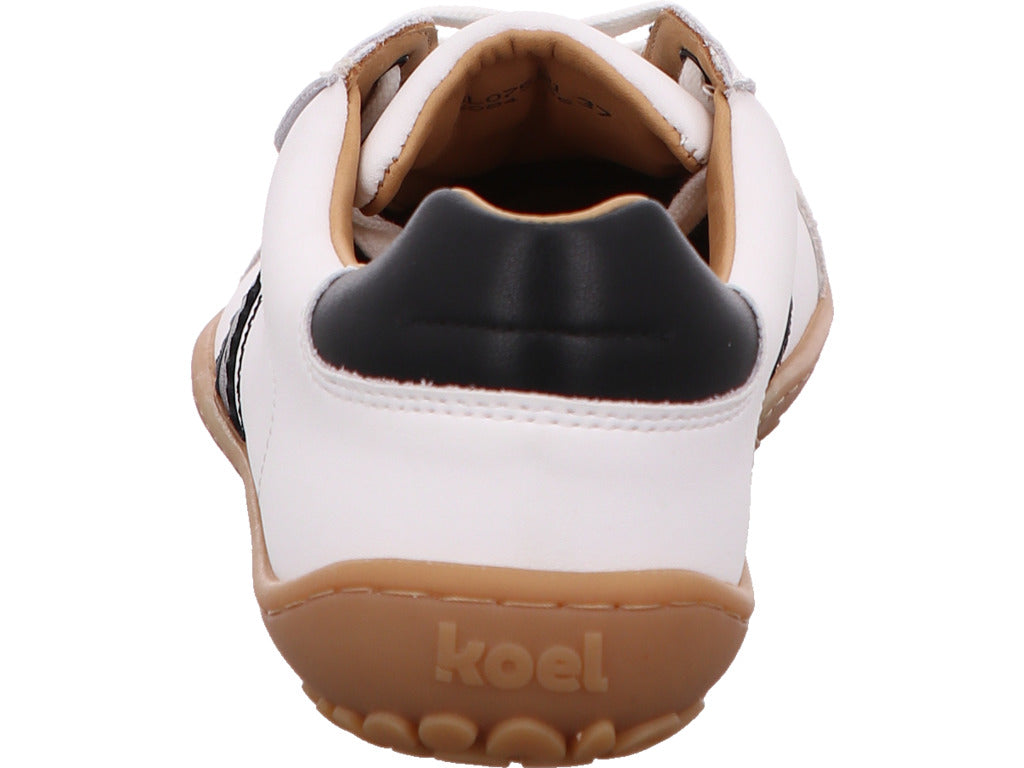 Koel Barfußschuhe Damen Sneaker  in weiß-schwarz-kombiniert