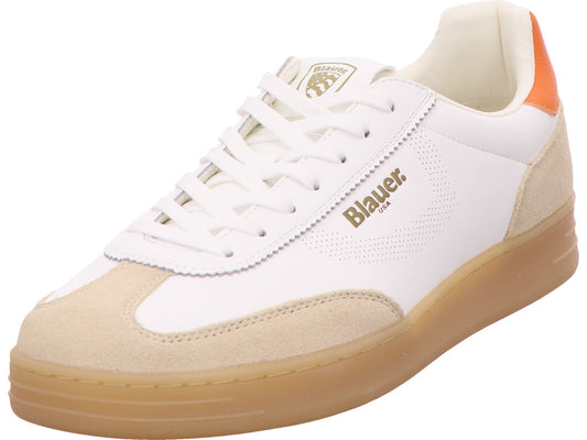 Blauer Shoes herensneaker Grant 03 in wit-multicolor combinatie