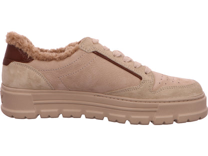 Paul Green Damen Schnürschuh  in beige-bunt-kombiniert
